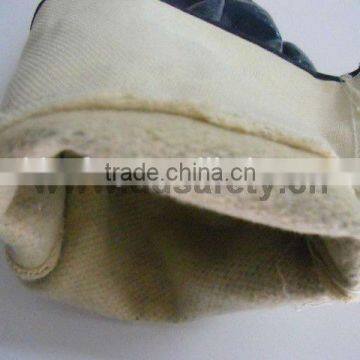 DDSAFETY 2017 Cotton Lined With Blue Nitrile Gloves photo-4