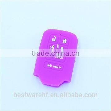 6 Button Fob Silicone Rubber Car Key Covers for Honda photo-3