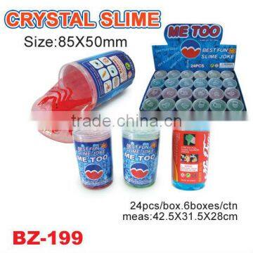 Crystal slime toys with insects