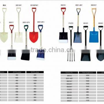 Wooden Handle Steel Snow Shovels Garden Shovels In Guangzhou Supplier photo-3