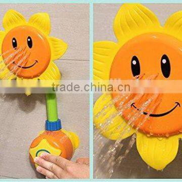 Best Selling High Quality Baby Bath Toys Sunflower Shower Spray Bath Play Toys