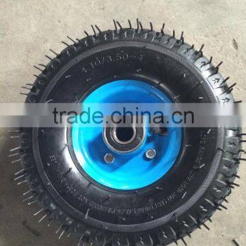 Garden Cart Wheel 4.10/3.50-4 With Steel Rim