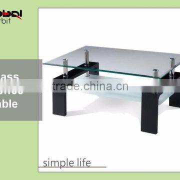 High Quality Living Room French Style Bentwood Glass Console Table photo-6