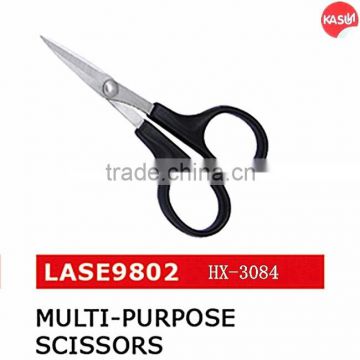 Plastic handle scissors for shape cutting HX-3084