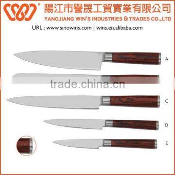 A3386 Fashionable 6pcs Stainless Steel Kitchen Knife Set photo-5