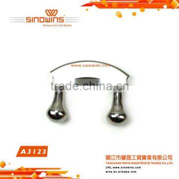 A3123 Professional Stainless Steel Double Chopping Knife Pizza Tool photo-3