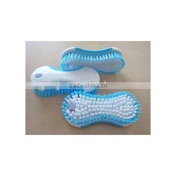 Hot Selling Plastic Flat Handle Cleaning Scrub Brush photo-4