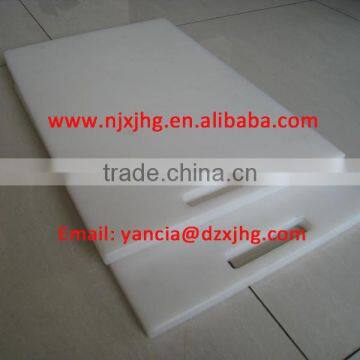 UHMW Polyethylene plastic chopping board