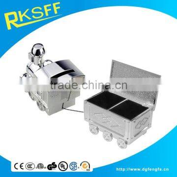 2016 New Design Alloy Zinc Train Shape Baby First Tooth and Curl Box With High Quality photo-4