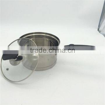 Kitchen Utensil Stainless Steel Double Bottom Health Milk Pot photo-5