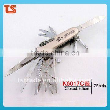 2014 New design multi knife pocket knife multi function LED knife K5017C