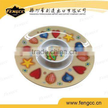 Melamine Regular Partition Fruit Plate photo-2