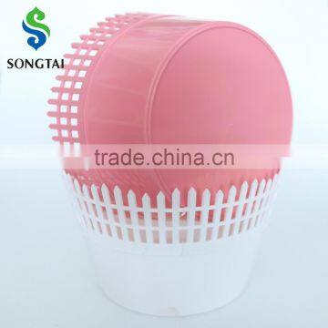 2016 new style pp plastic circular fence fruit basket