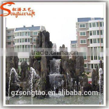 Chinese Fiberglass Outdoor Fountains and Glass Waterfalls With Pumps Artificial Decorative Small Garden Water photo-5