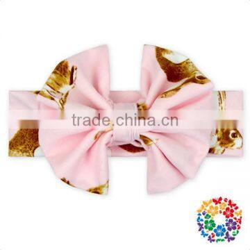 Party Girl Hair Accessories Cotton/Cashmere/Silk Milk Material Big Bow Baby Hair Accessories photo-4