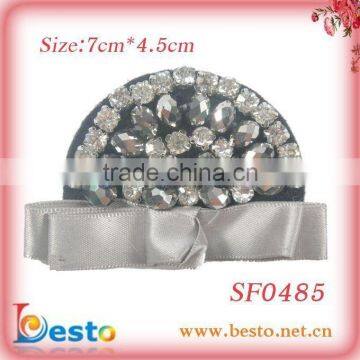 2013 Popular New Style Handmade Crystal Imitation Glass Bead Garment Accessory With Resin