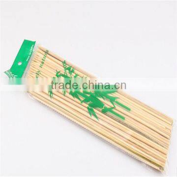 Eco-friendly food grade wholesale bbq custom bamboo skewer