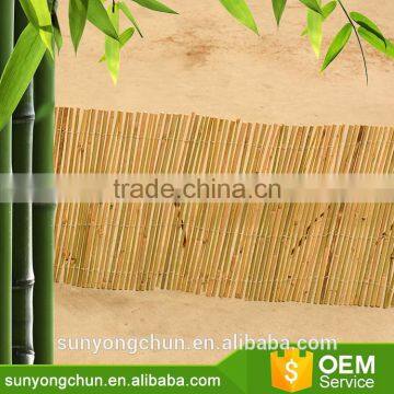 Factory Green Color Natural Dyed Bamboo Reed Cane Natural Fencing Roll photo-3