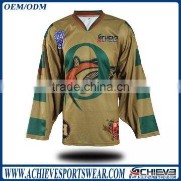 digital printing sublimated Ice Hockey suits hockey wear