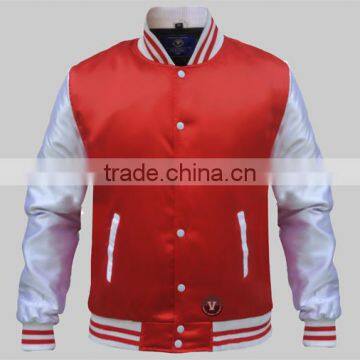 Satin Varsity Jackets Customize your Satin Baseball jackets OEM