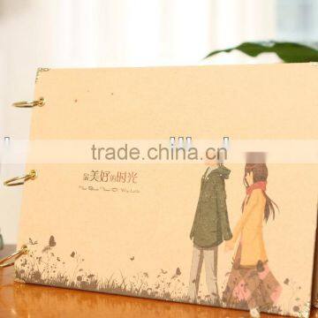 Custom fashion DIY handmade craft paper photo album