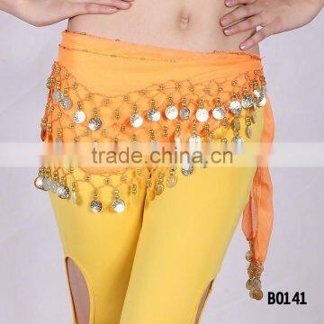 Cheapest belly dancing coins belt belly dance hip scarf belly dance hip belt