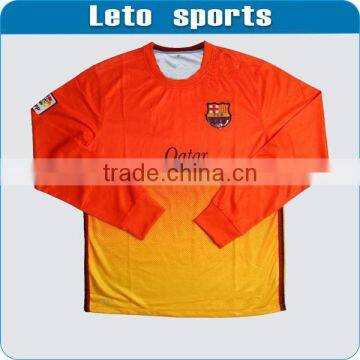 Personalised classical V-neck soccer jersey no brand soccer uniforms