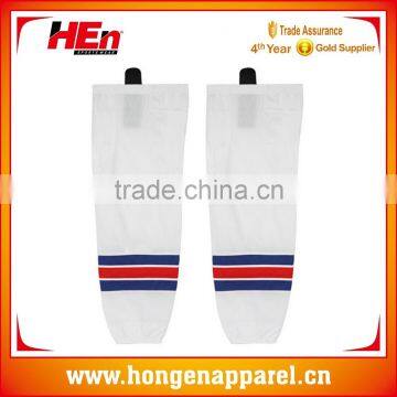 Hongen apparel Red and blue stripe hockey socks camo hockey socks