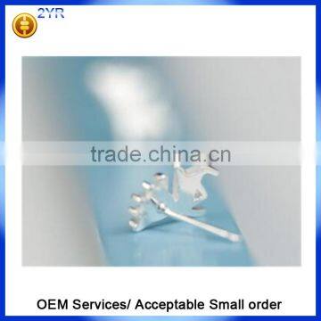 925 Sterling Silver Christmas Santa Elk Shaped Earrings photo-3