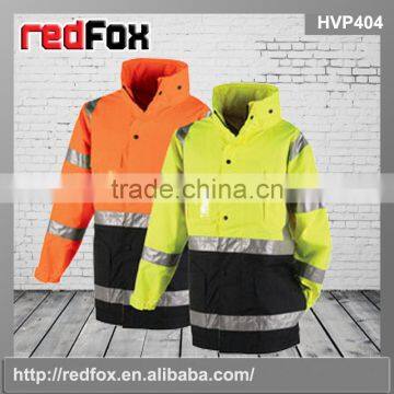 Fluorescent High Visibility Traffic Safety Jacket photo-3