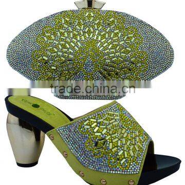 Good Quality African Shoes and Bag Set MG1061 Wedding Shoes Matching Bag 2016 photo-3