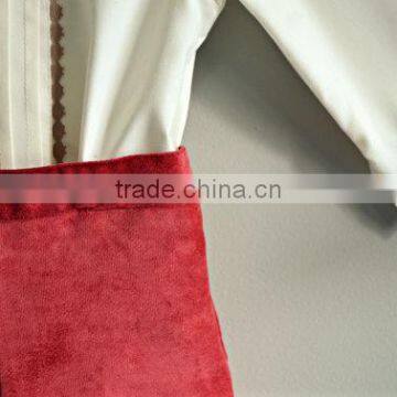 New Fashion Long Sleeve Boys Summer Clothes Set Peter Pan Collar With Lace Trim photo-2