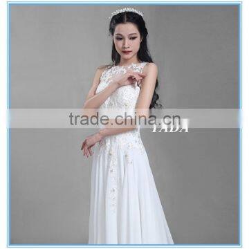 2016 Fashion Cotton Ladies Knitwear Long Vest Wedding Dress photo-2