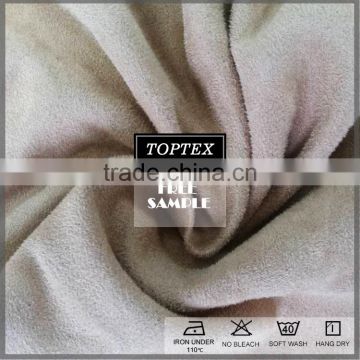 wholesale 100 polyester microfiber bedsheet fabric with peach skin