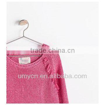 2014 Girl's Lovely Frills Knitted Pullover Sweater