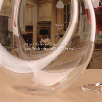 Hand Blown Lead-free Good quality Squirrel shaped Art Design Crystal Glass Wine Decanter