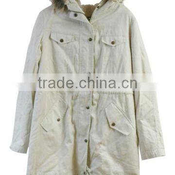 2014 Newest Ladies White Long Duster Coat photo-5