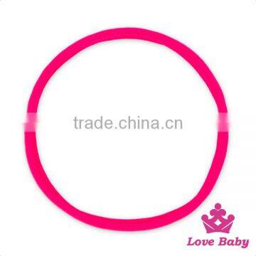 Wholesale Plain Colorful Girl Accessories Fabric Elastic Hair Ties Rope photo-6