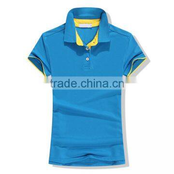 T Shirt Manufacturing China 100 Cotton Custom Ladies Polo Shirt photo-2