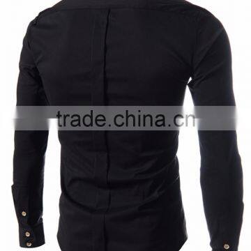 Factory Supply Cheap Long Sleeve Men White Business Dress Shirt photo-5