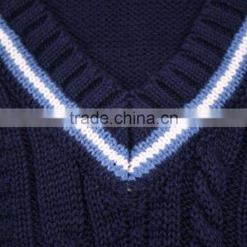 Knitting Sleeveless Name Brand Sweaters Vest For Men photo-4
