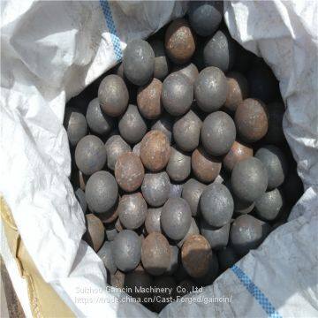 dia.75mm forged grinding media steel balls for mining mill