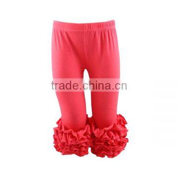 Latest Colorful Design Ruffle Baby Icing Ruffle Pants Cotton Pants photo-5