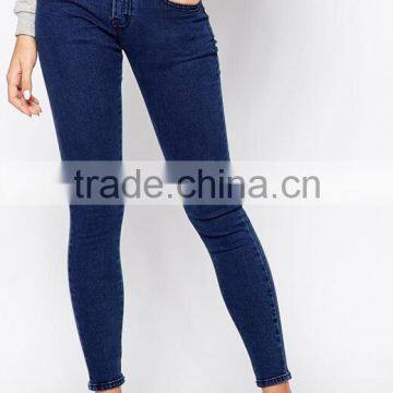Runwaylover Elastic Fashion Blue Denim Jeans Women Top Quality Wholesale photo-5