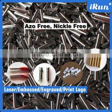 Customized Shoelace Bullet Metal Smooth Ends Aglet - Shoe Lace Tip Replacement - Cylinder Tips Metal Aglets DIY Shoe Lace Tips photo-4