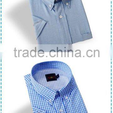 Wholesale Button Down Short Sleeve Check Casual Fishing Shirts photo-3