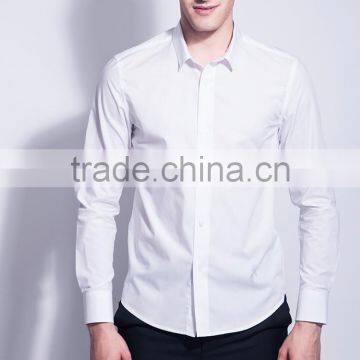 Man White Dress Long Sleeve Cotton Shirts