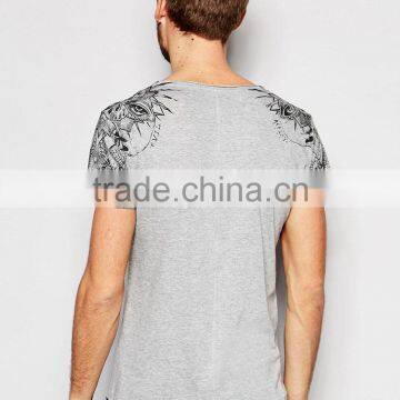 Guangzhou Shandao OEM Manufacturing Casual Summer 200g 40% Cotton 60% Polyster Short Sleeve O-neck Custom Men T Shirts Big Order photo-2