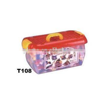1200pcs PS building block with bucket set