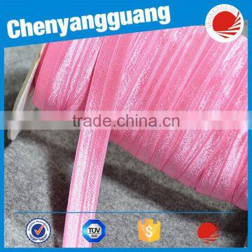 High Stretchy 5/8'' Velvet Fold Over Elastic for Baby Hair Headbands FOE photo-2